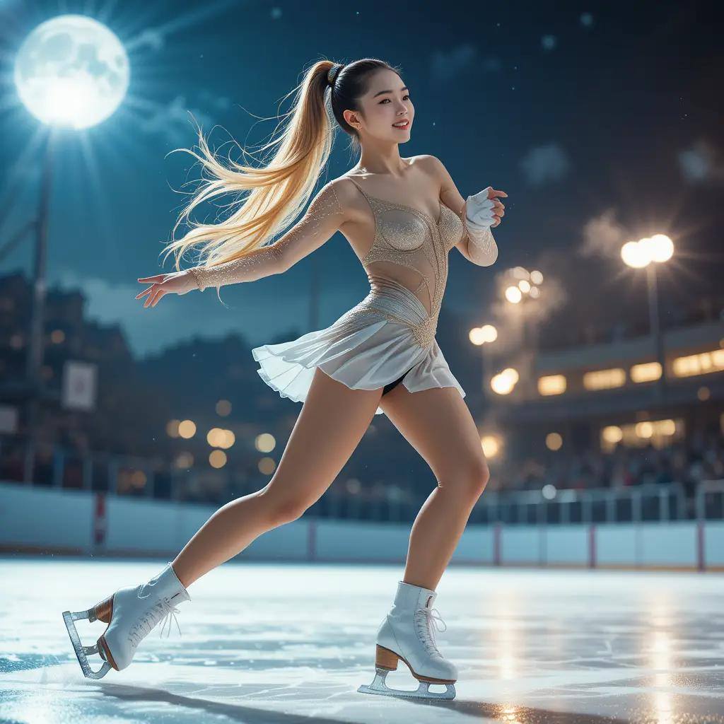 Woman skating