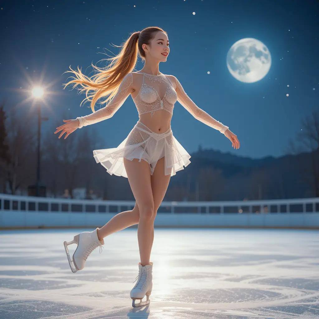 Woman skating