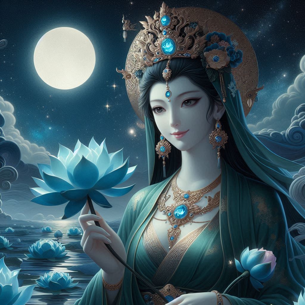 Maiden in green