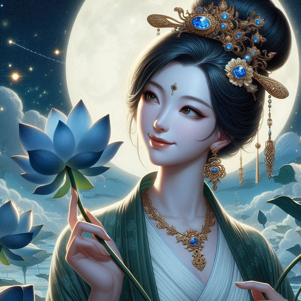 Maiden in green