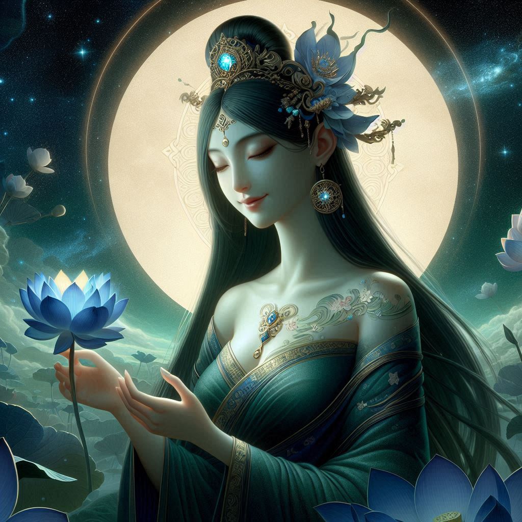 Maiden in green