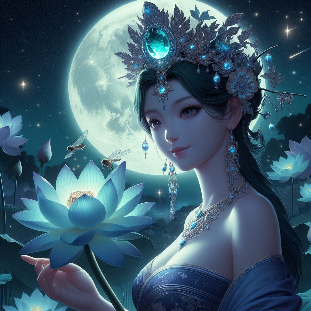 Maiden in green