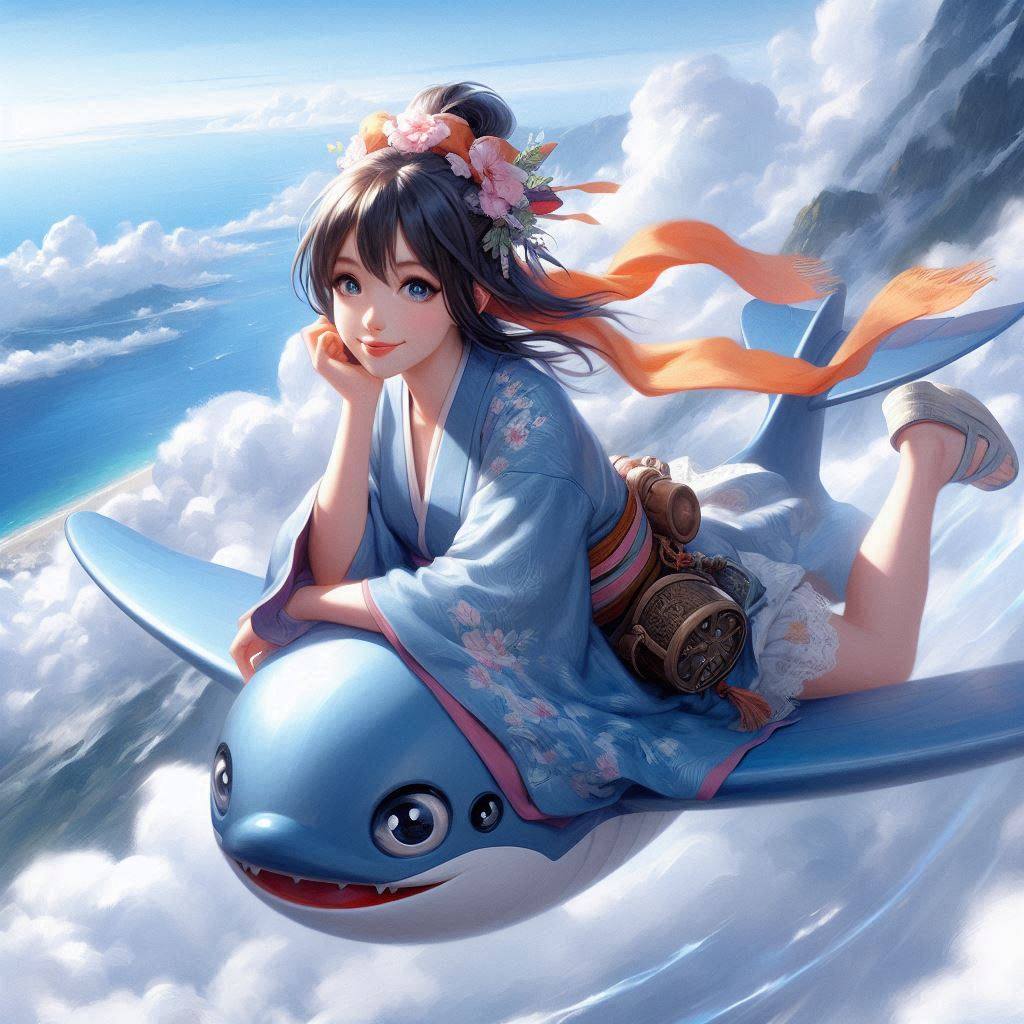 Dolphin Beautiful Girl
