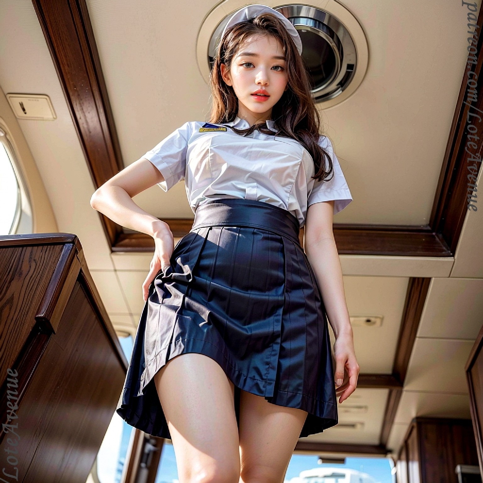 Sakura's Flight Attendant Costume
