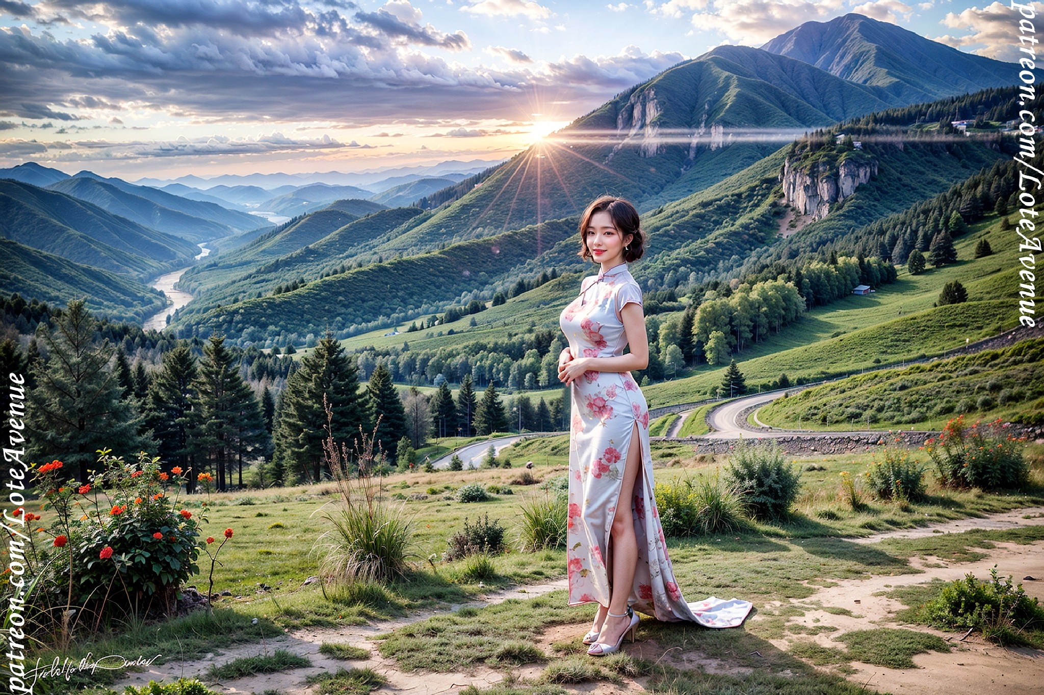 Cheongsam & Nature