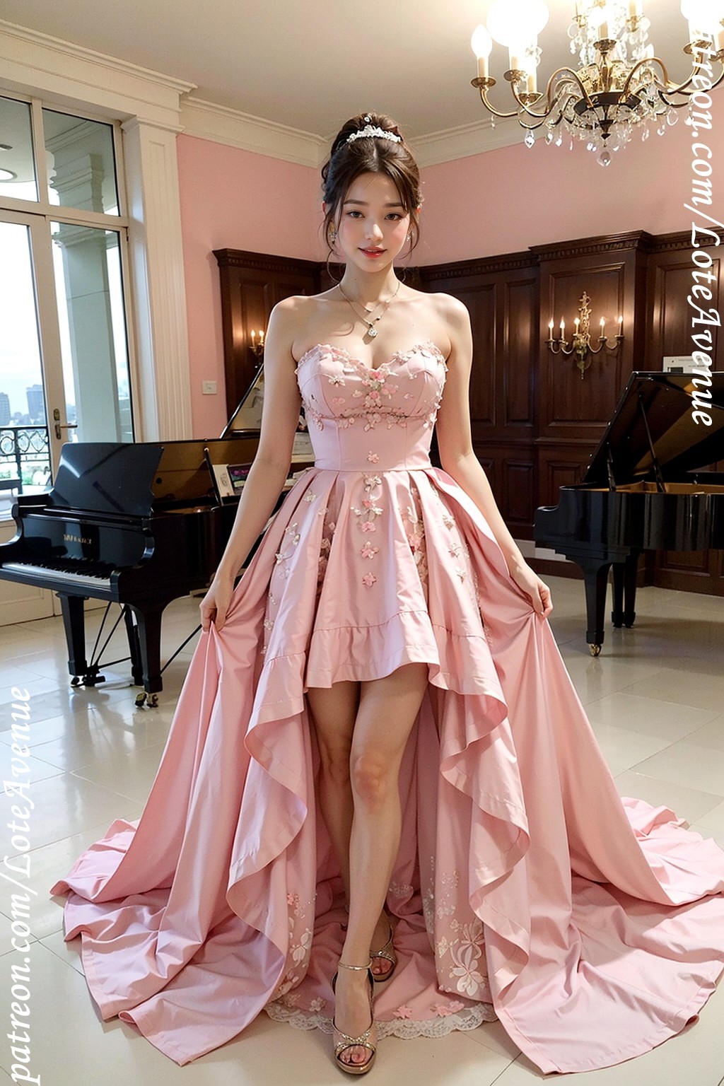 Cherry blossom. (Event) Wedding dress