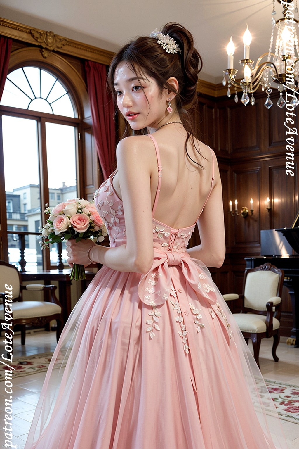Cherry blossom. (Event) Wedding dress