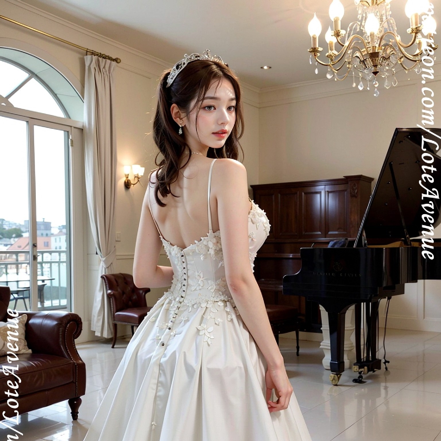 Cherry blossom. (Event) Wedding dress