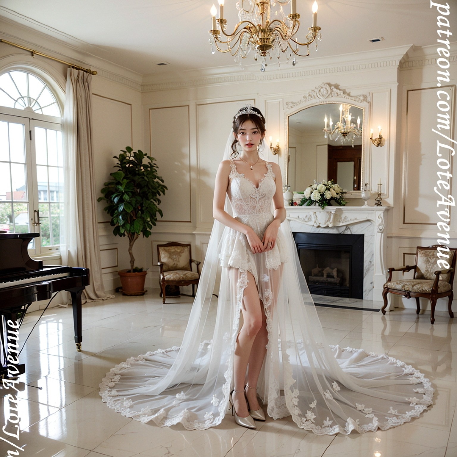 Cherry blossom. (Event) Wedding dress
