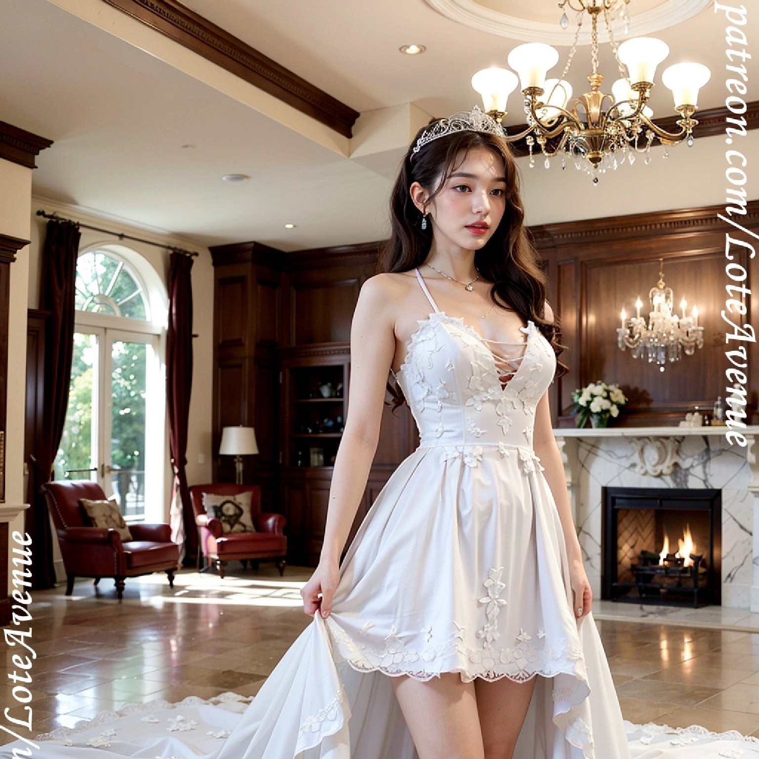 Cherry blossom. (Event) Wedding dress