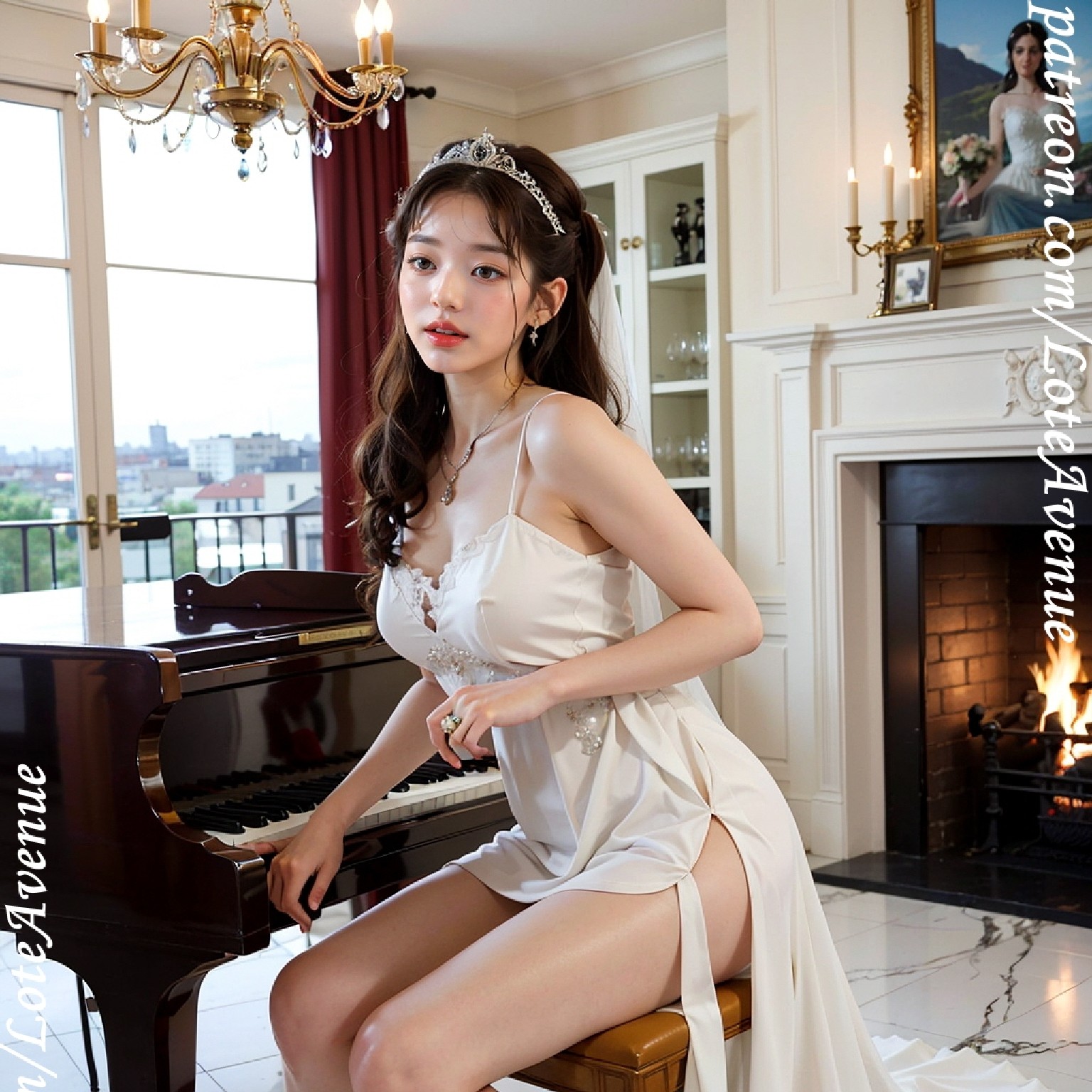 Cherry blossom. (Event) Wedding dress