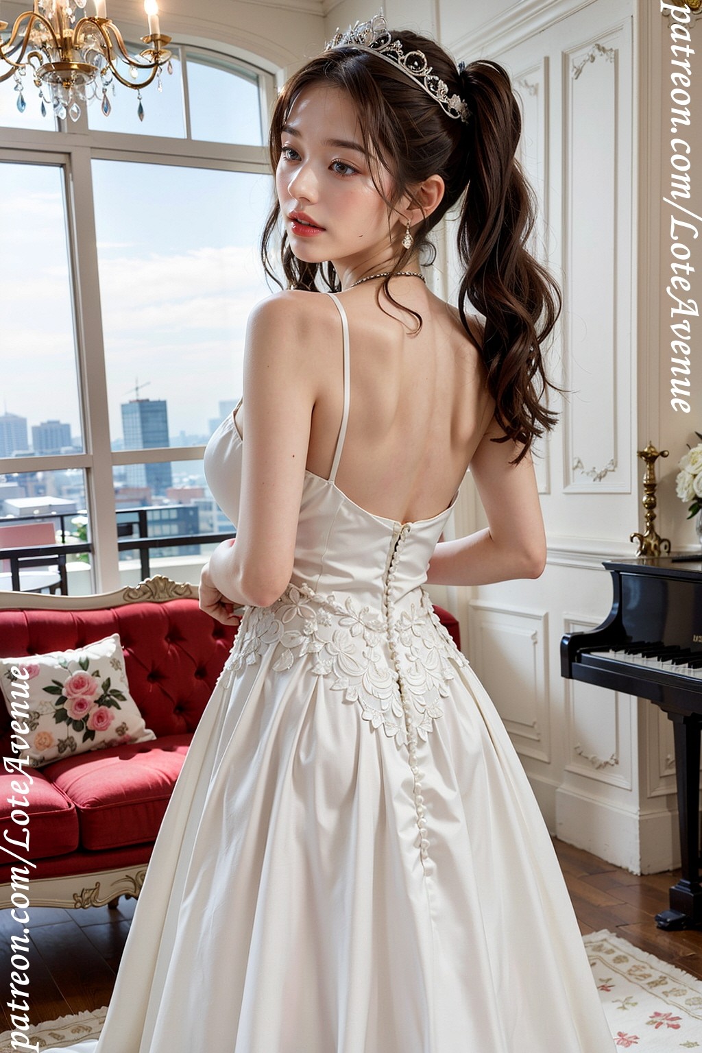 Cherry blossom. (Event) Wedding dress
