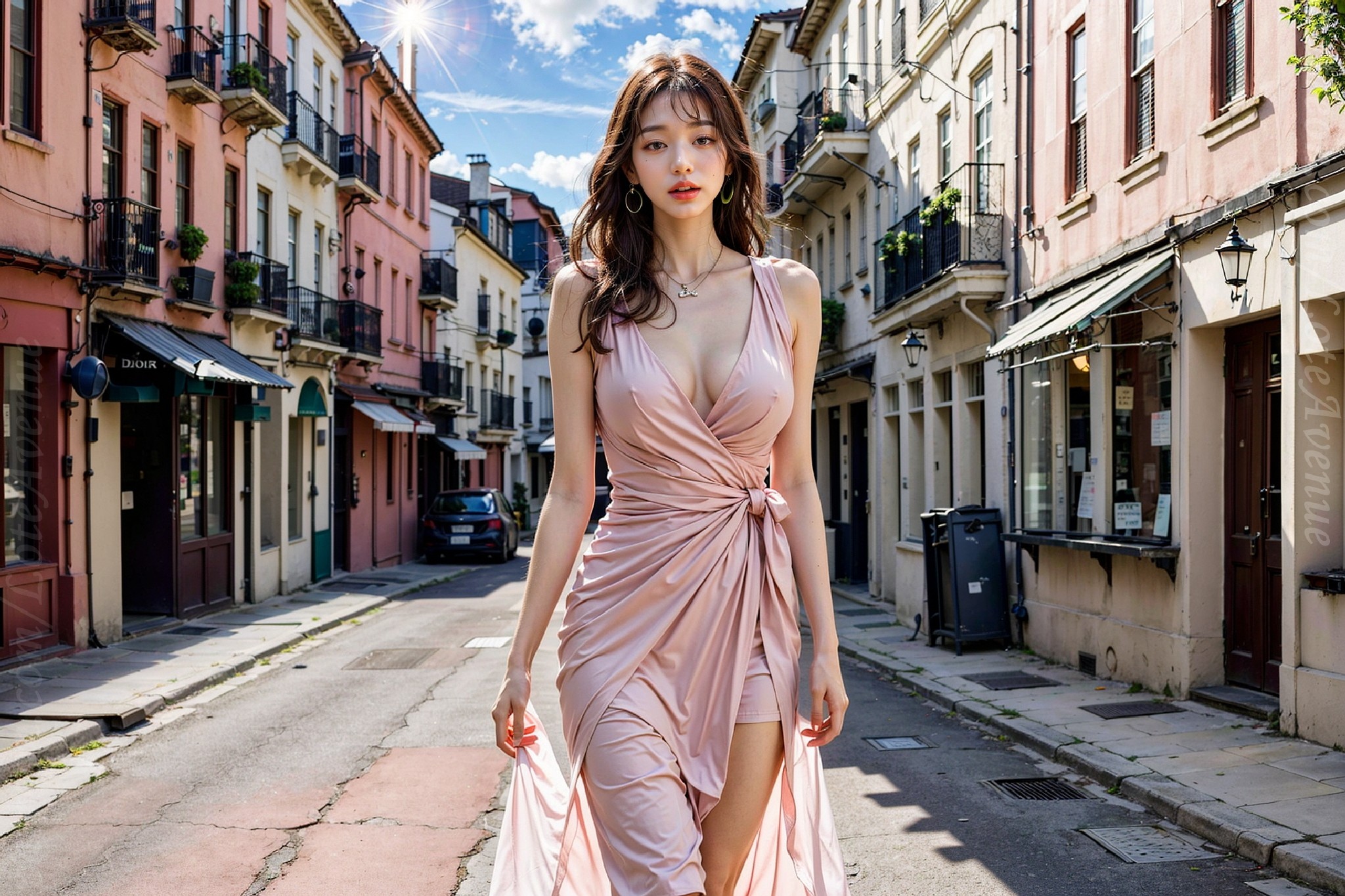 The cherry blossoms are diverse and charming