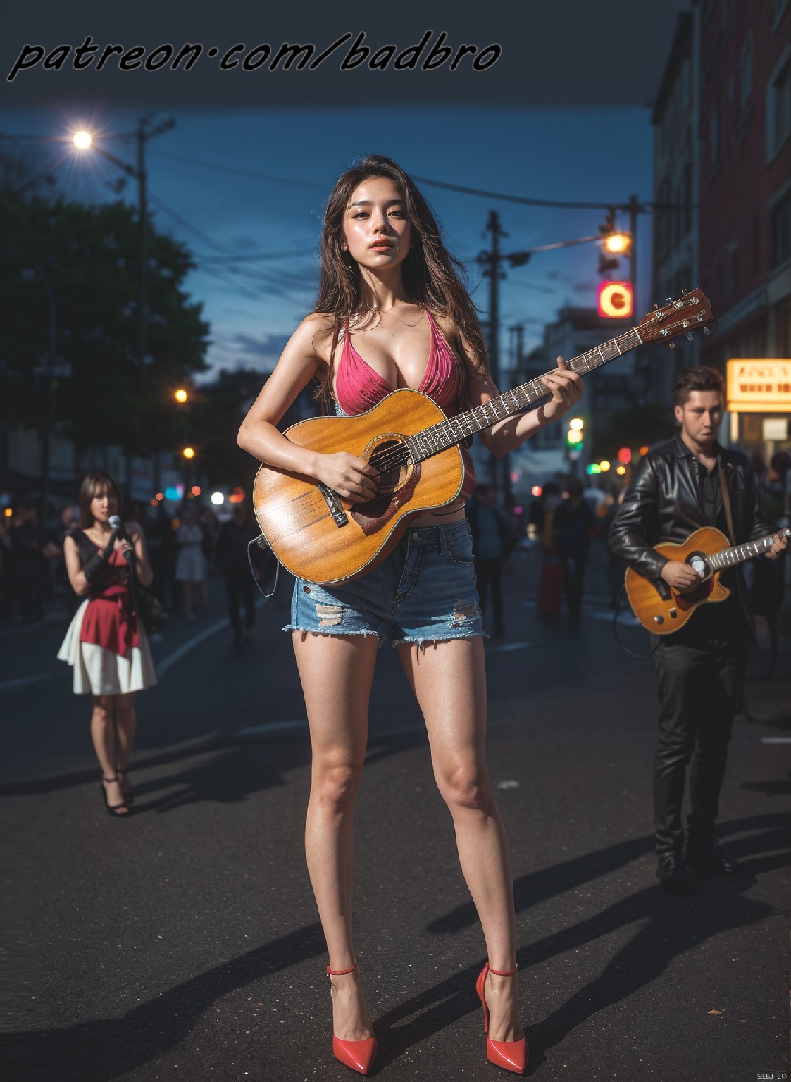 busking + girl2
