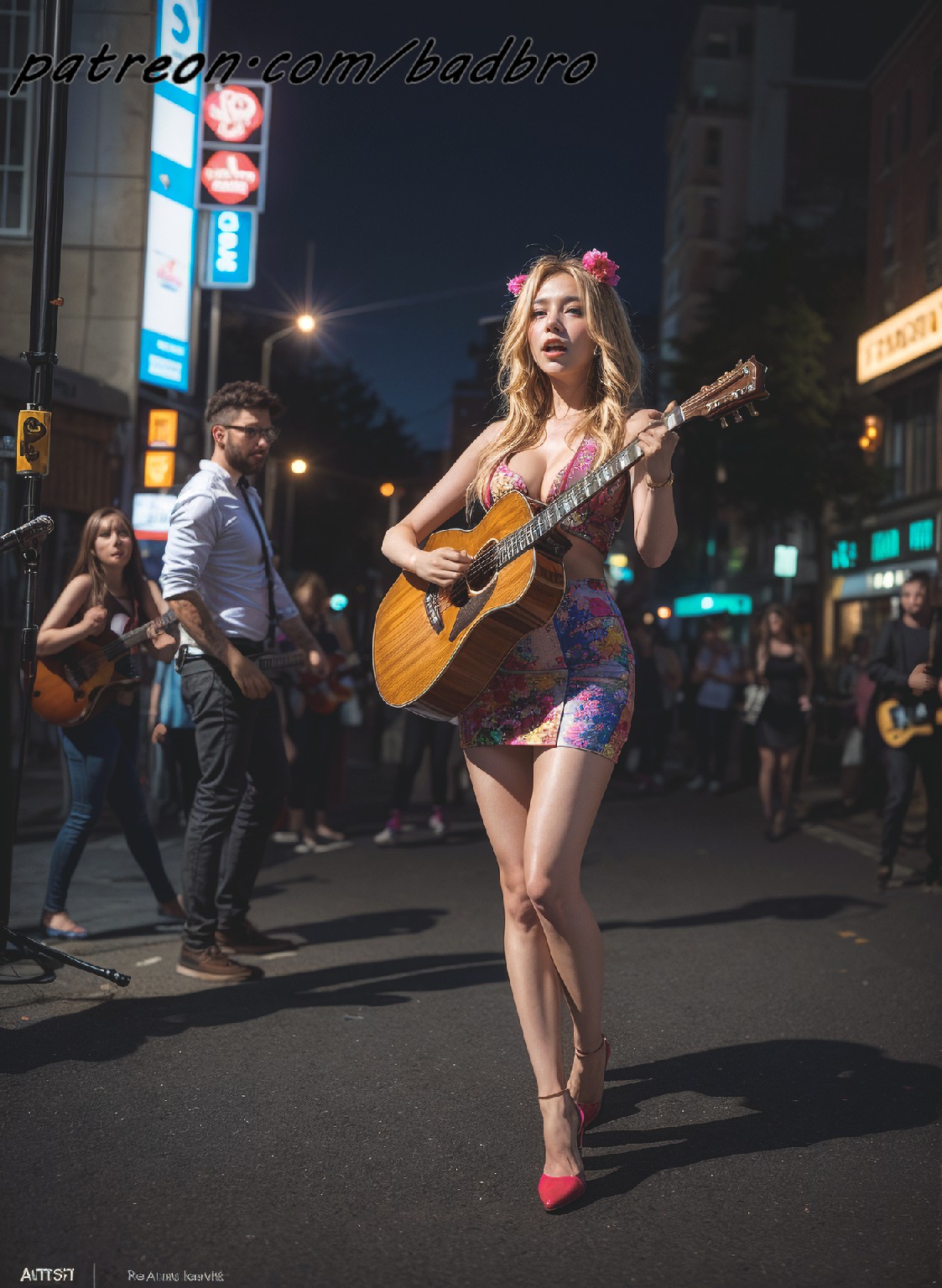 busking + girl2