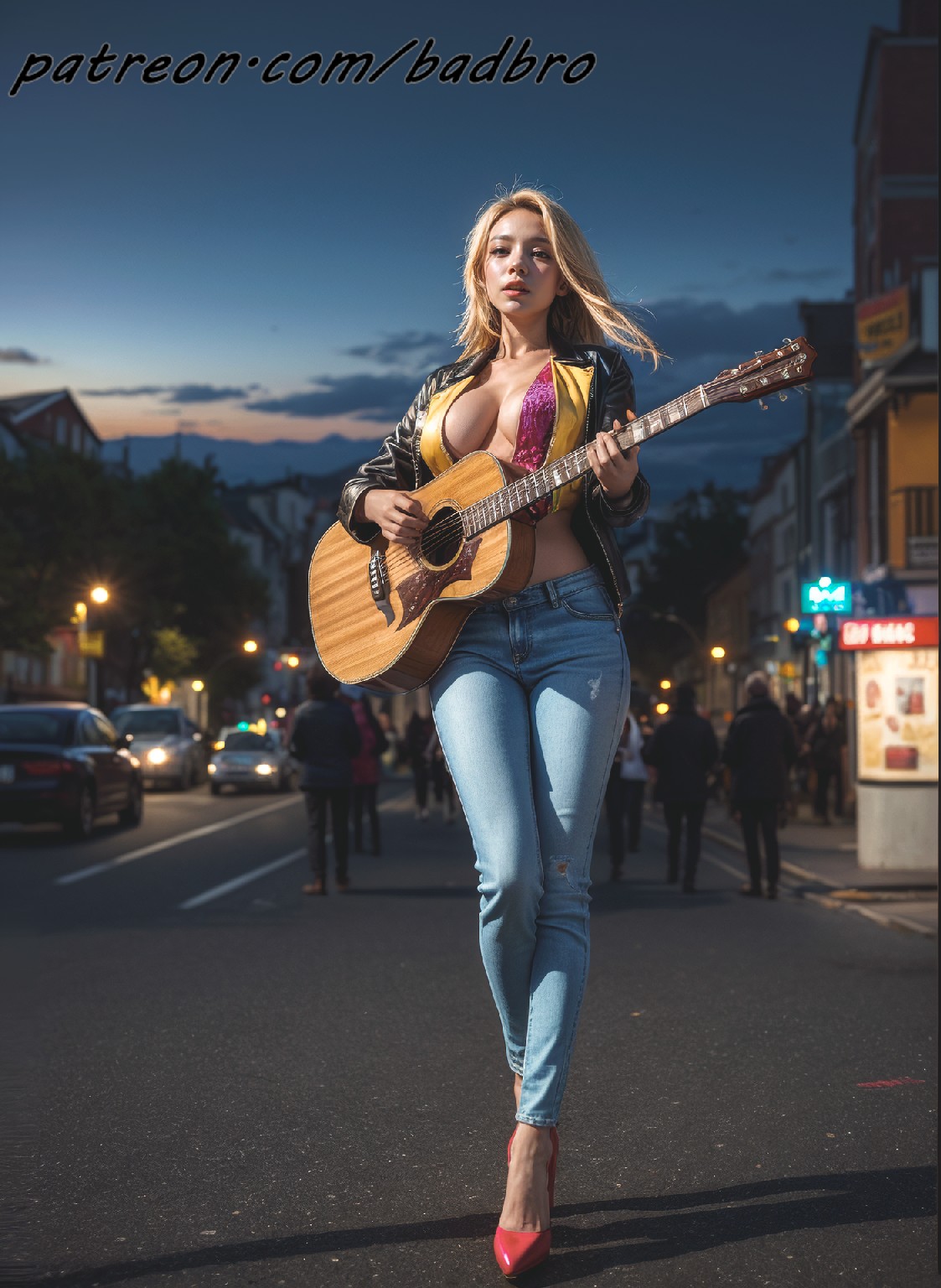 busking + girl2