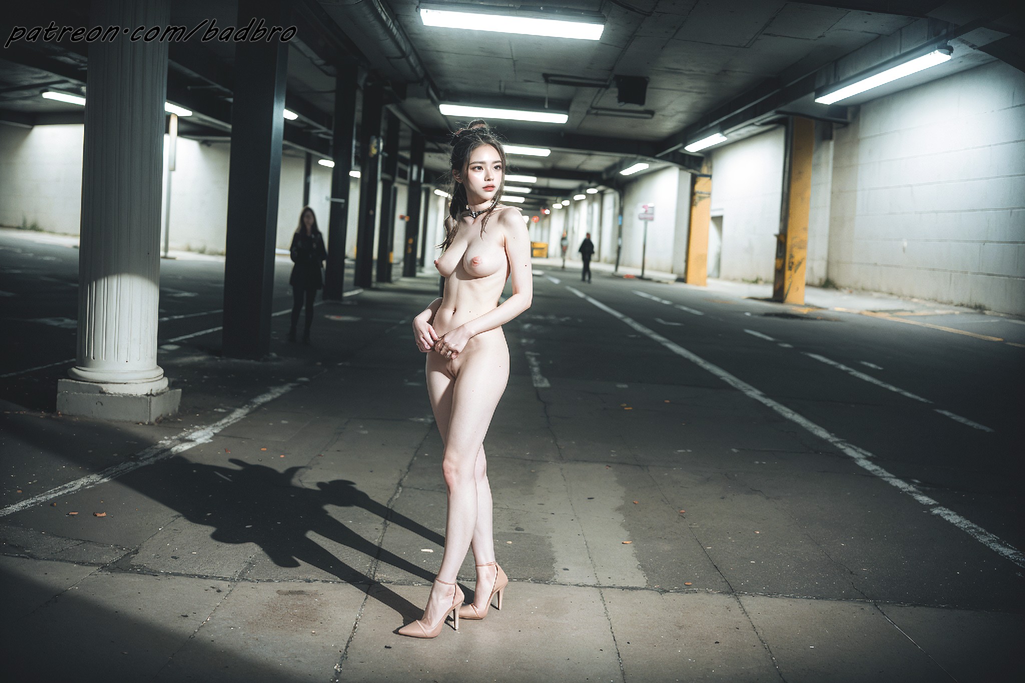 Exhibitionism + - + In + an + abandoned + building