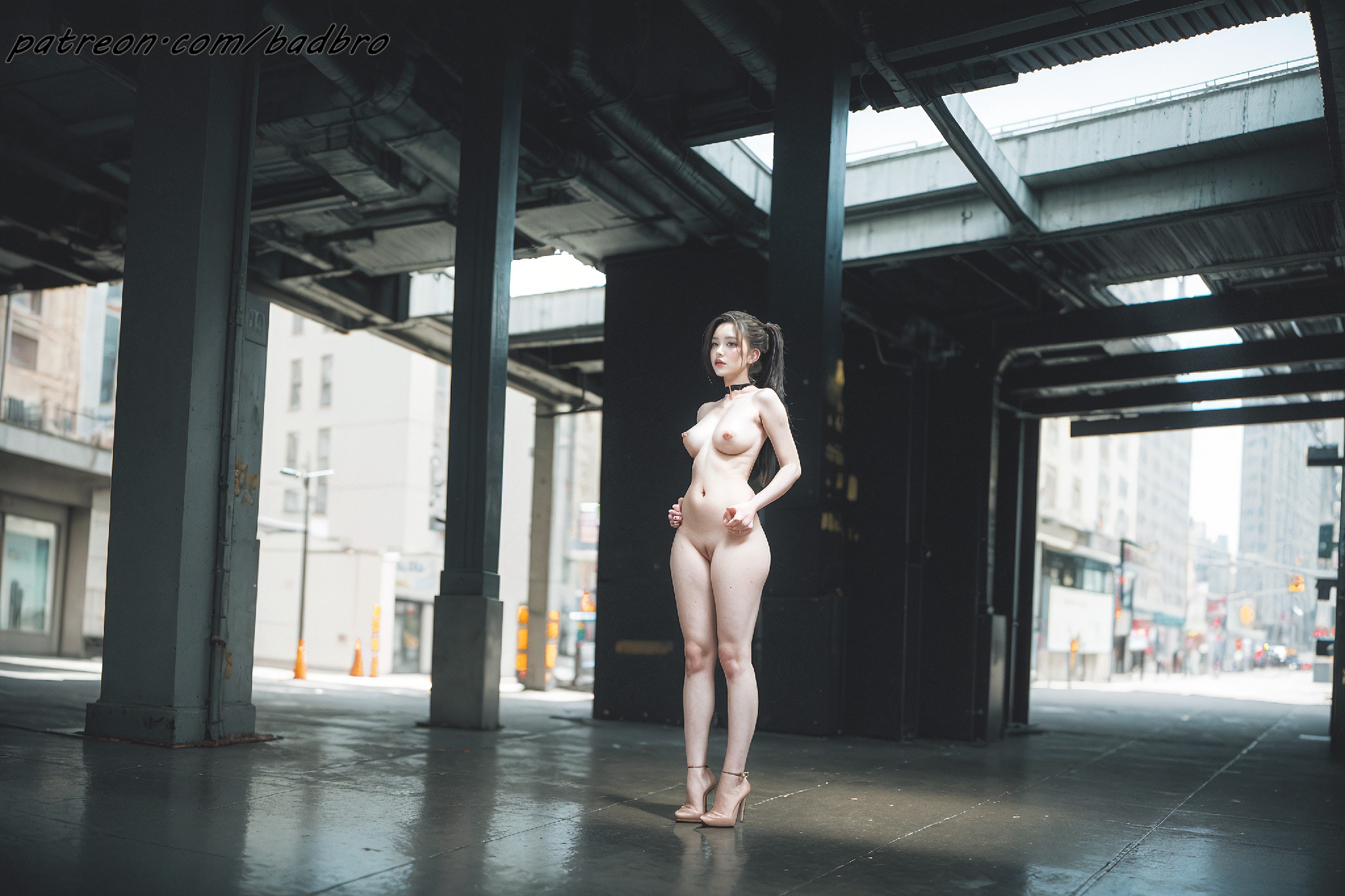 Exhibitionism + - + In + an + abandoned + building