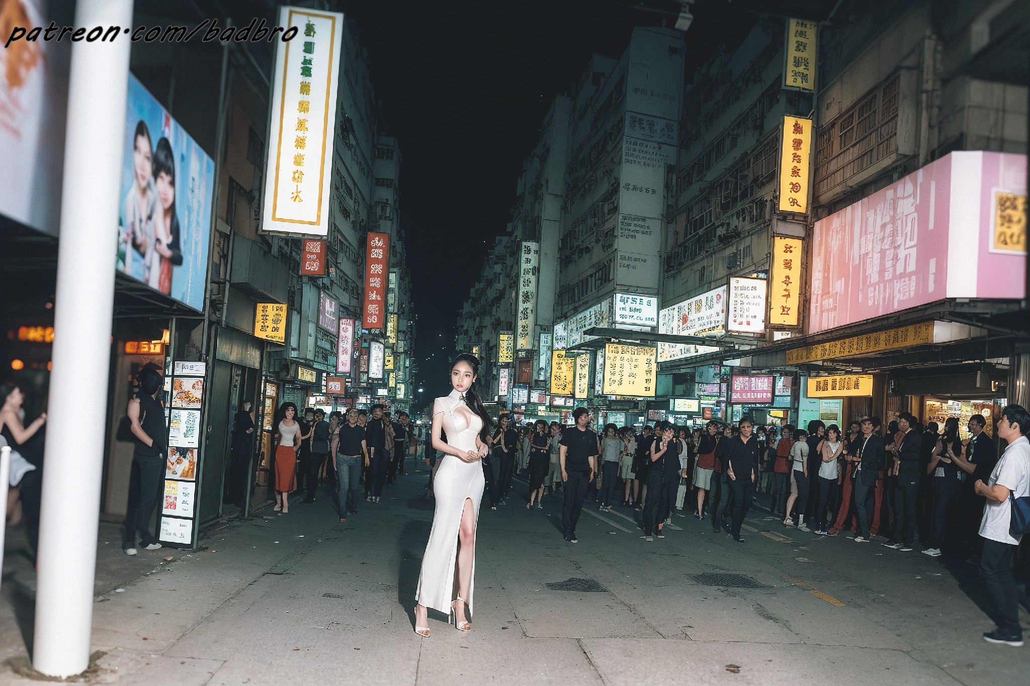 Hong + Kong + street + - + cheongsam, + hairy + pussy