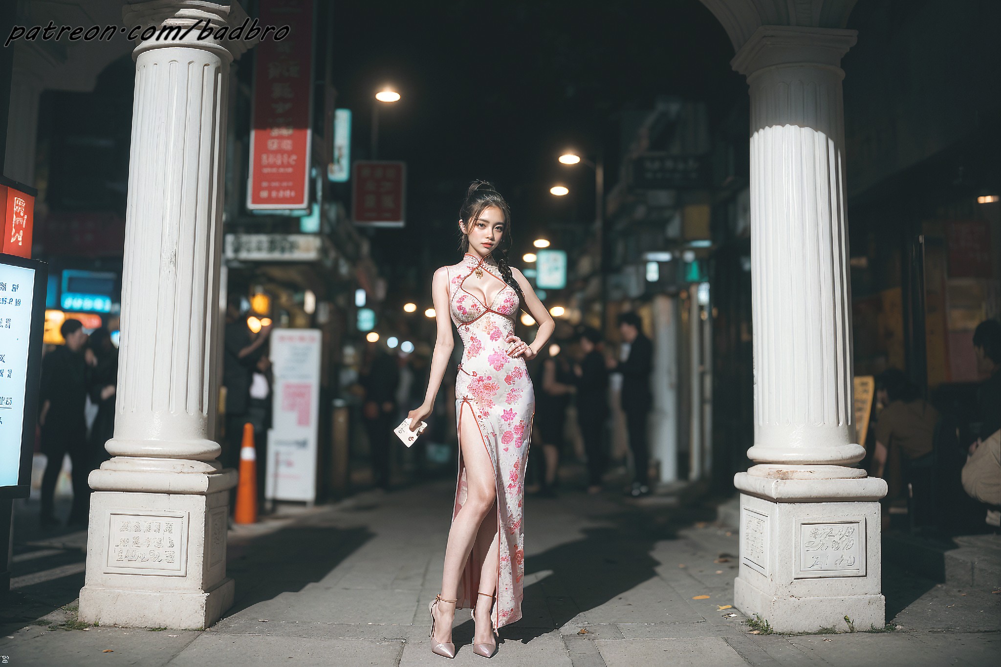 Hong + Kong + street + - + cheongsam, + hairy + pussy