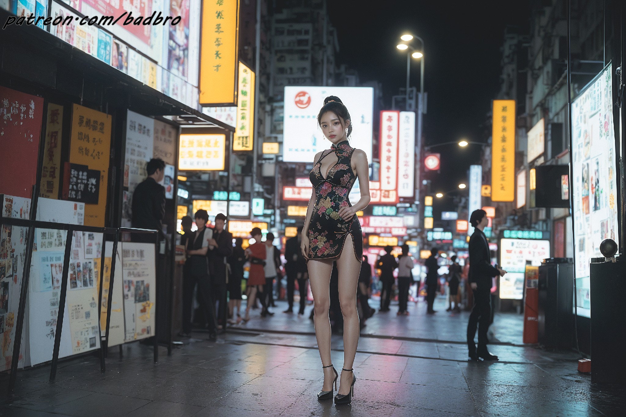 Hong + Kong + street + - + cheongsam, + hairy + pussy