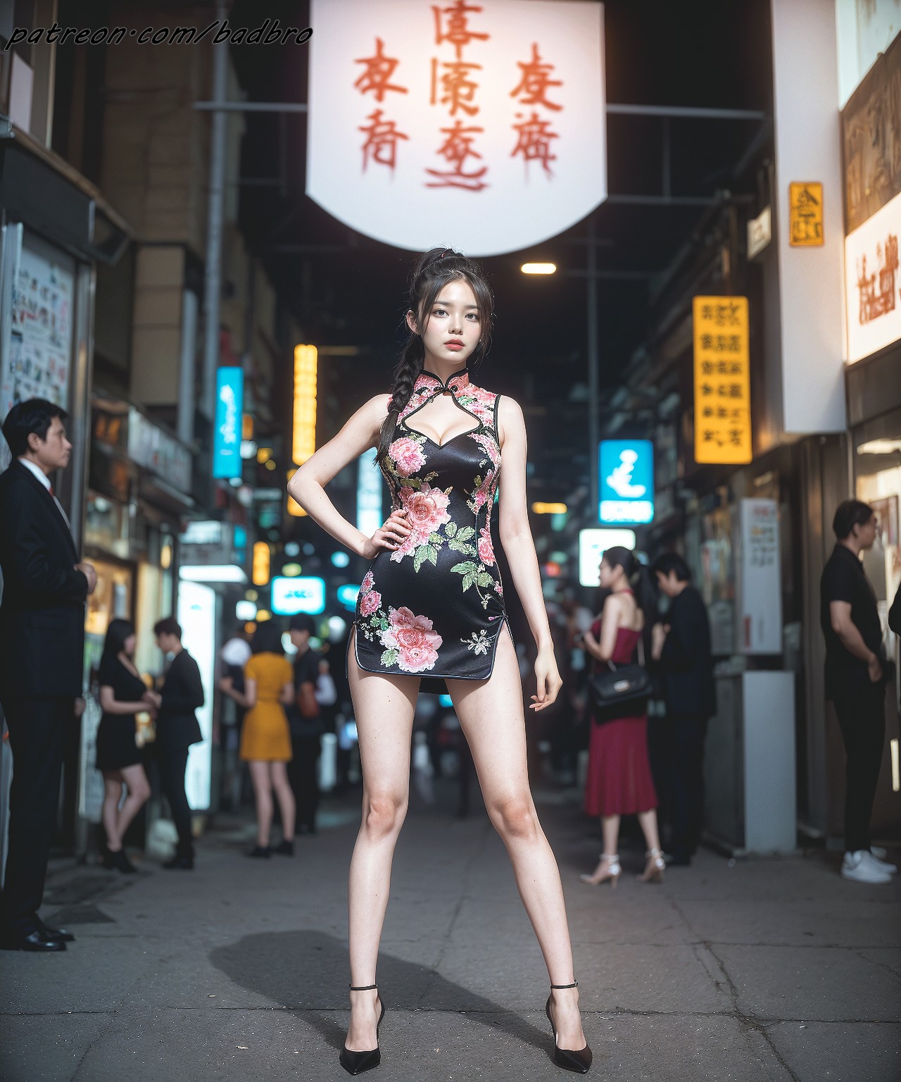 Hong + Kong + street + - + cheongsam, + hairy + pussy