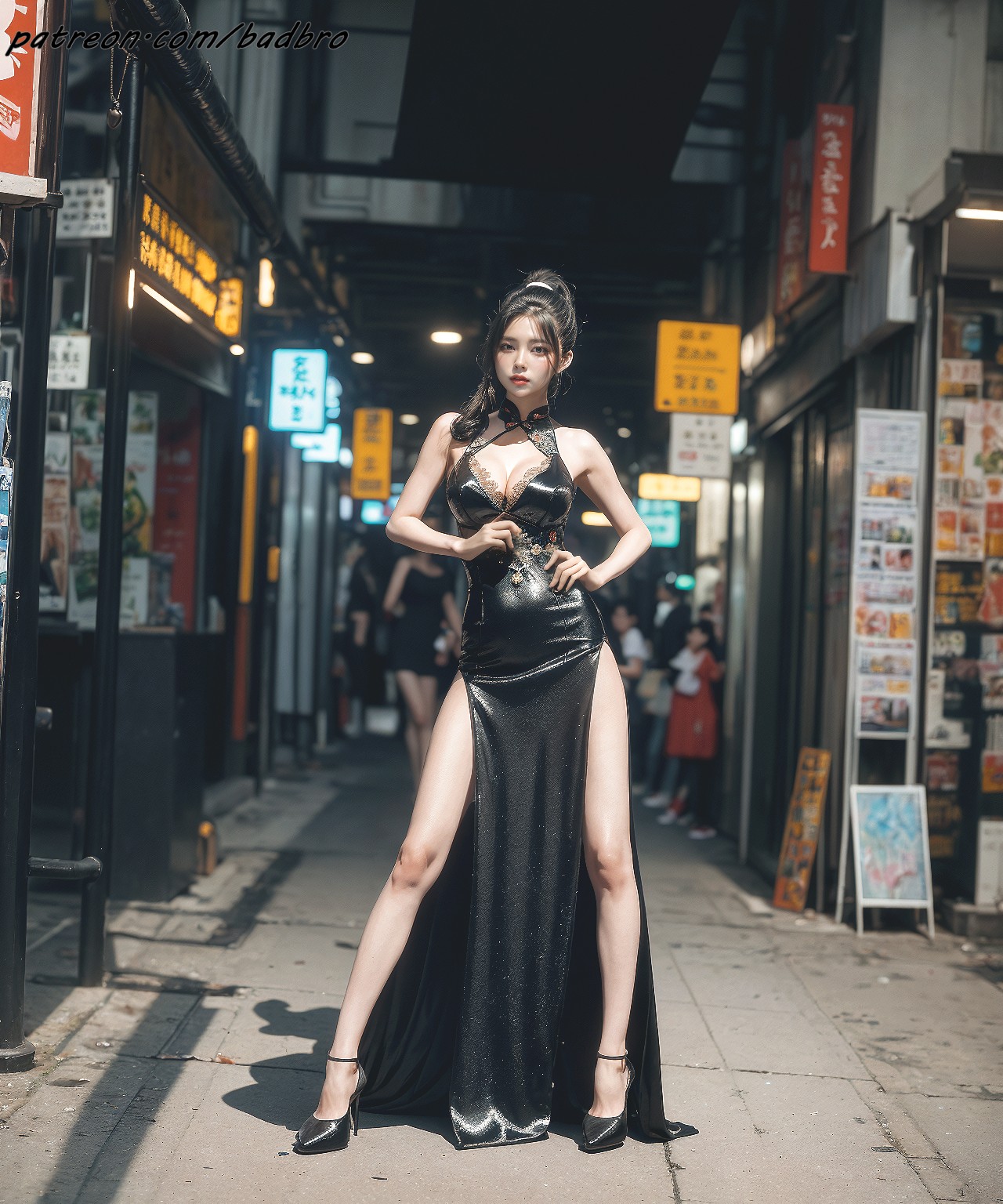 Hong + Kong + street + - + cheongsam, + hairy + pussy