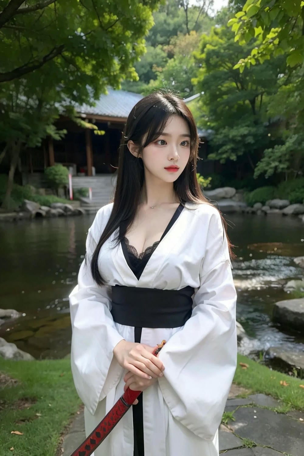 ★Patreon★ AI_KAORI - Asian Woman in White Exposed - Part 1