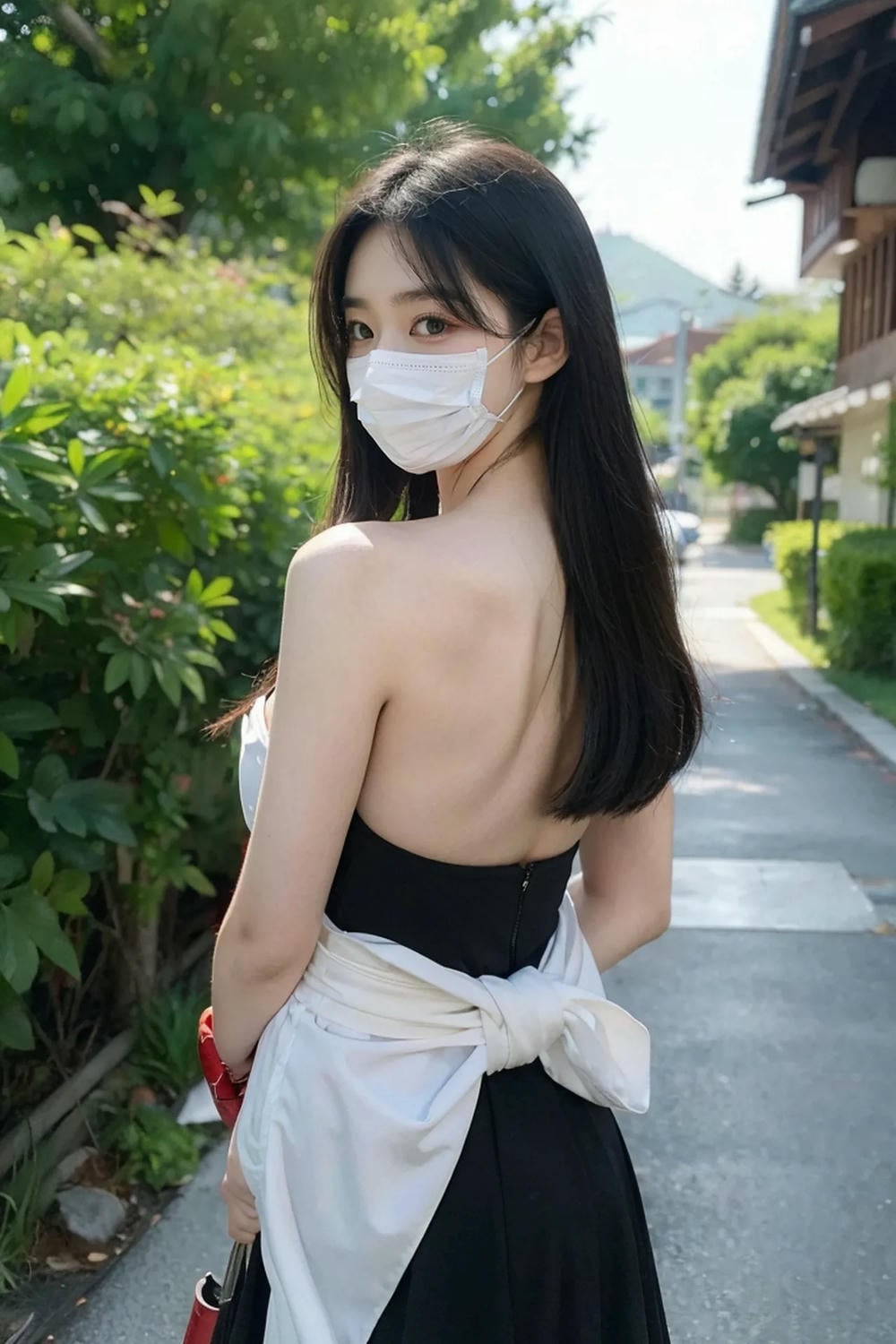 ★Patreon★ AI_KAORI - Asian Woman in White Exposed - Part 1