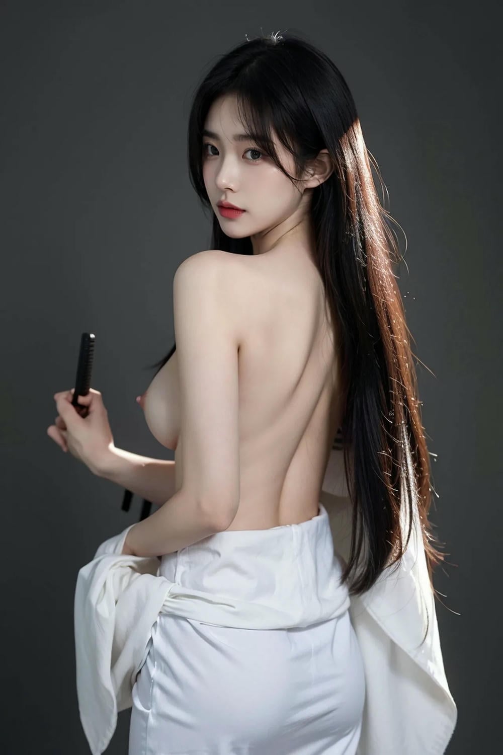 ★Patreon★ AI_KAORI - Asian Woman in White Exposed - Part 1