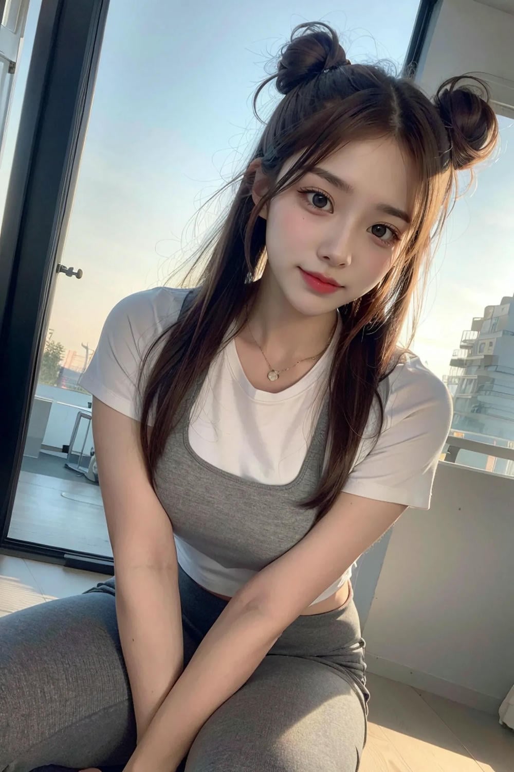 ★Patreon★ AI_Kaori - Bustly Woman at the Gym - Part 1