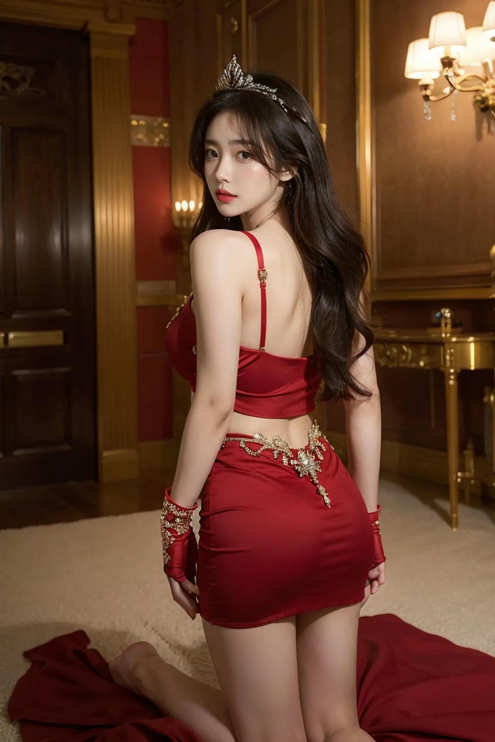 ★Patreon★ AI_Kaori - Beautiful Woman Wearing Tiara, Stylish Portrait - Part 1