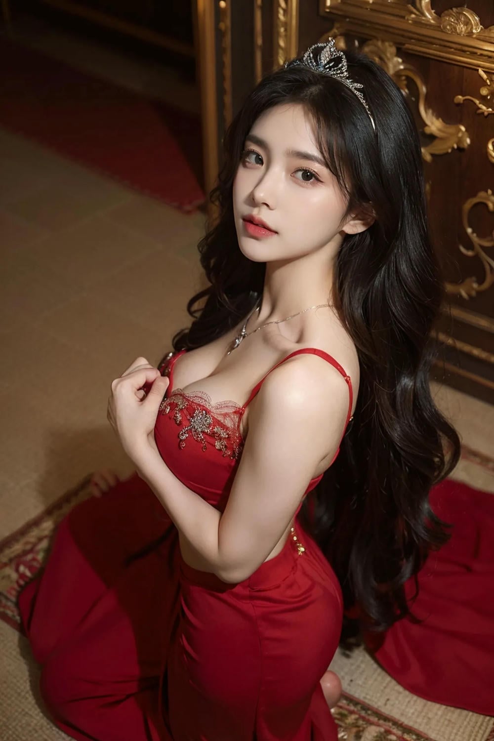 ★Patreon★ AI_Kaori - Beautiful Woman Wearing Tiara, Stylish Portrait - Part 1
