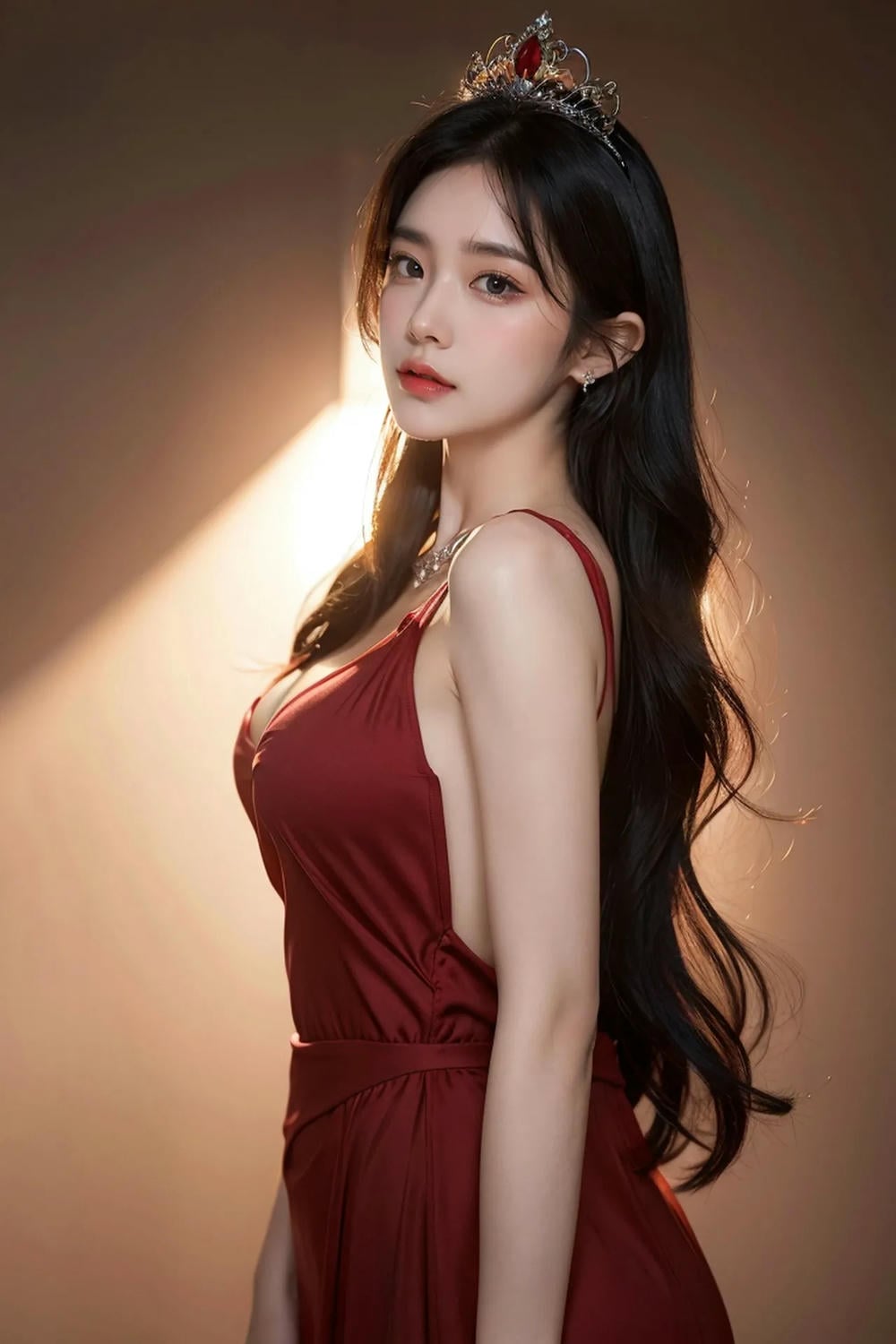 ★Patreon★ AI_Kaori - Beautiful Woman Wearing Tiara, Stylish Portrait - Part 1