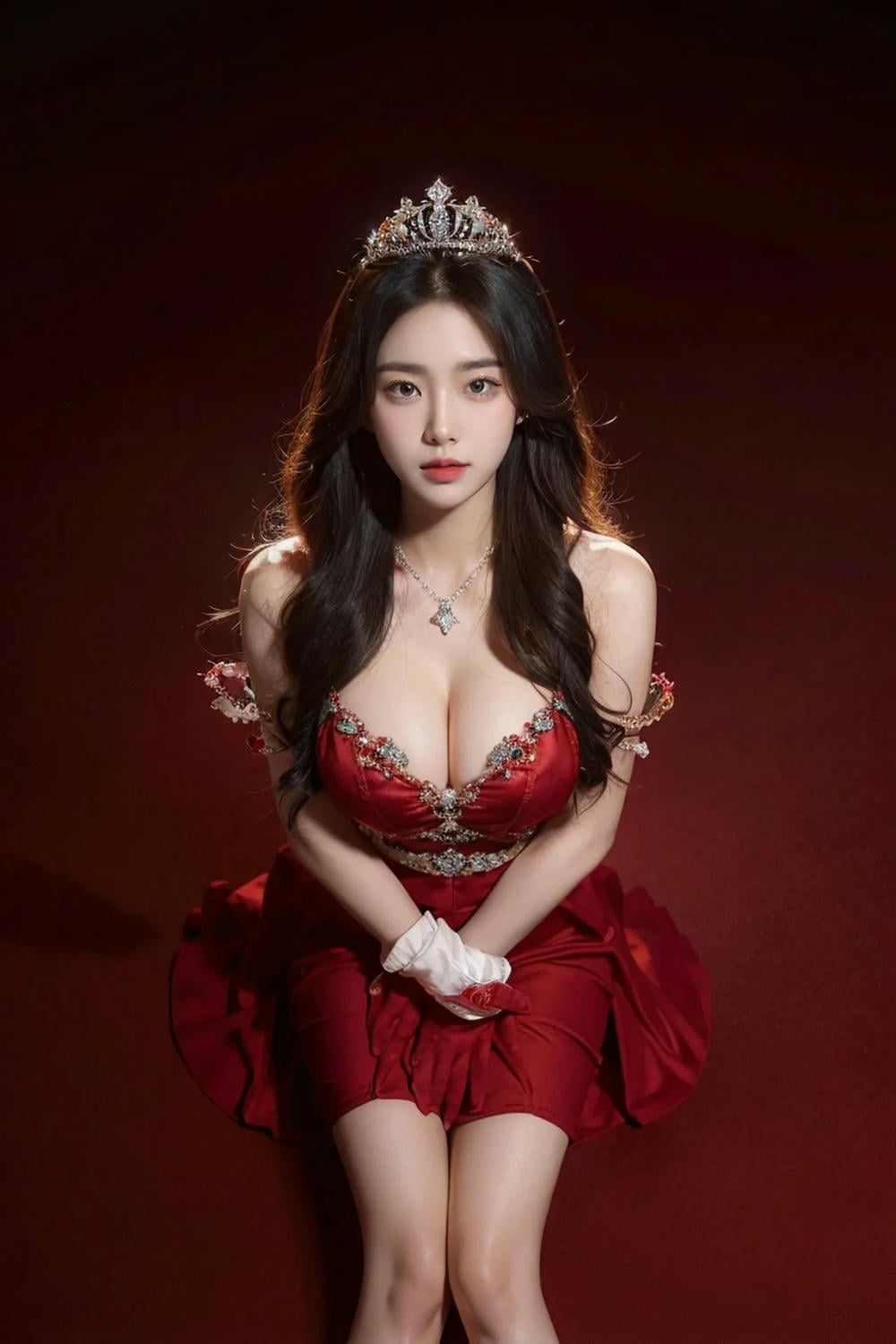 ★Patreon★ AI_Kaori - Beautiful Woman Wearing Tiara, Stylish Portrait - Part 1