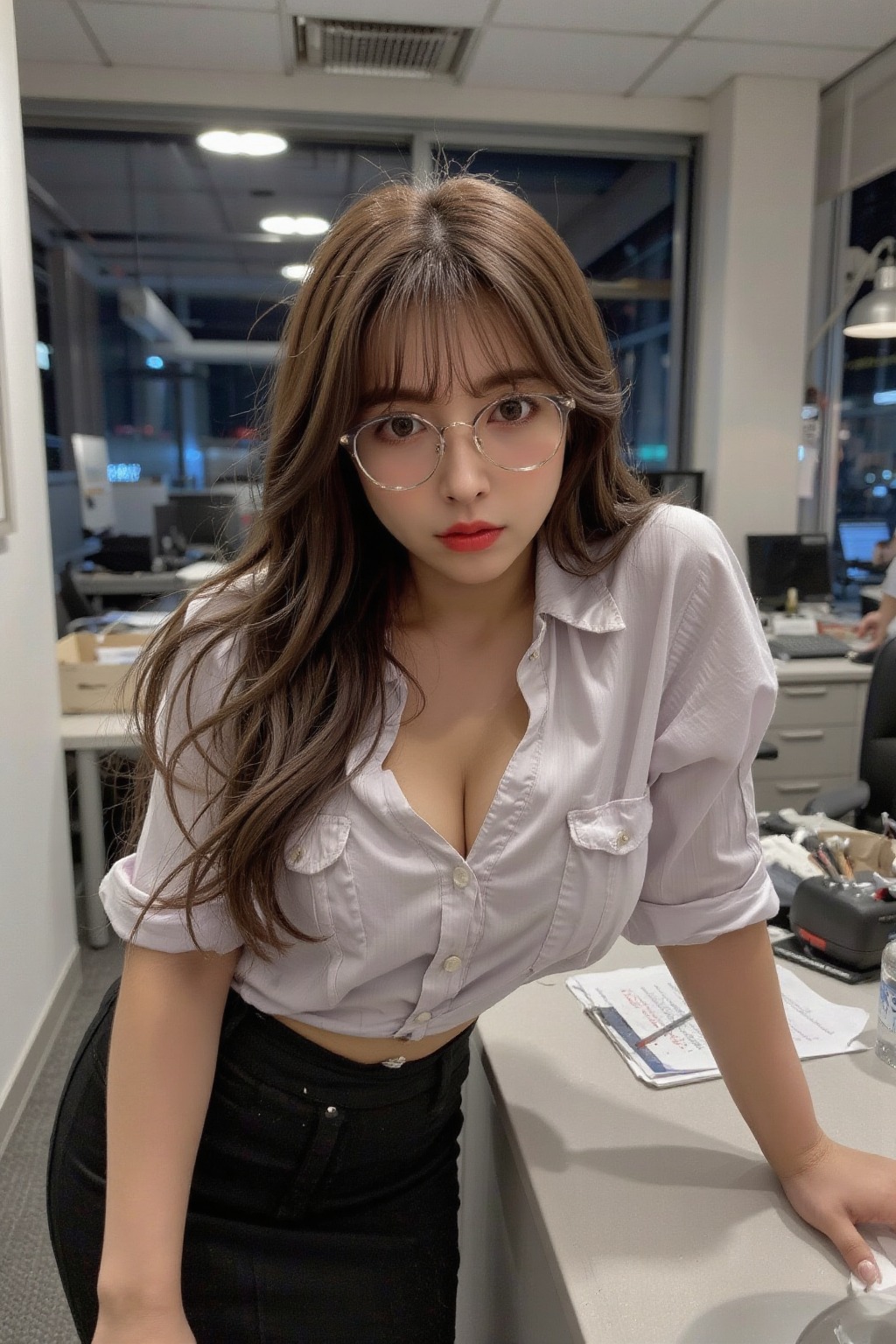 Sister working overtime at night