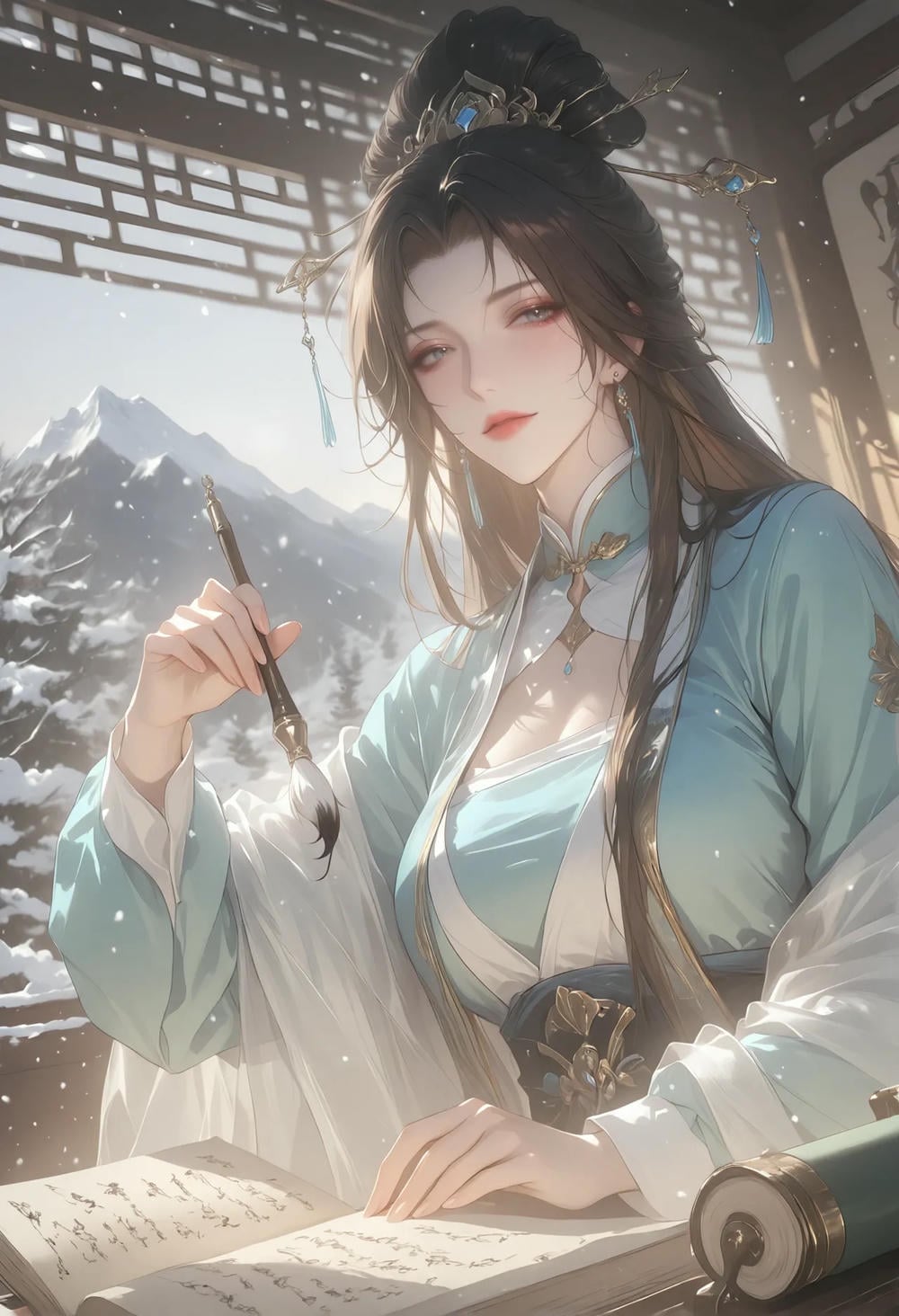 Beauty Book of Ancient Beauty Kangdong Xiaoqiao ~ Beauty Calligraphy of Ancient