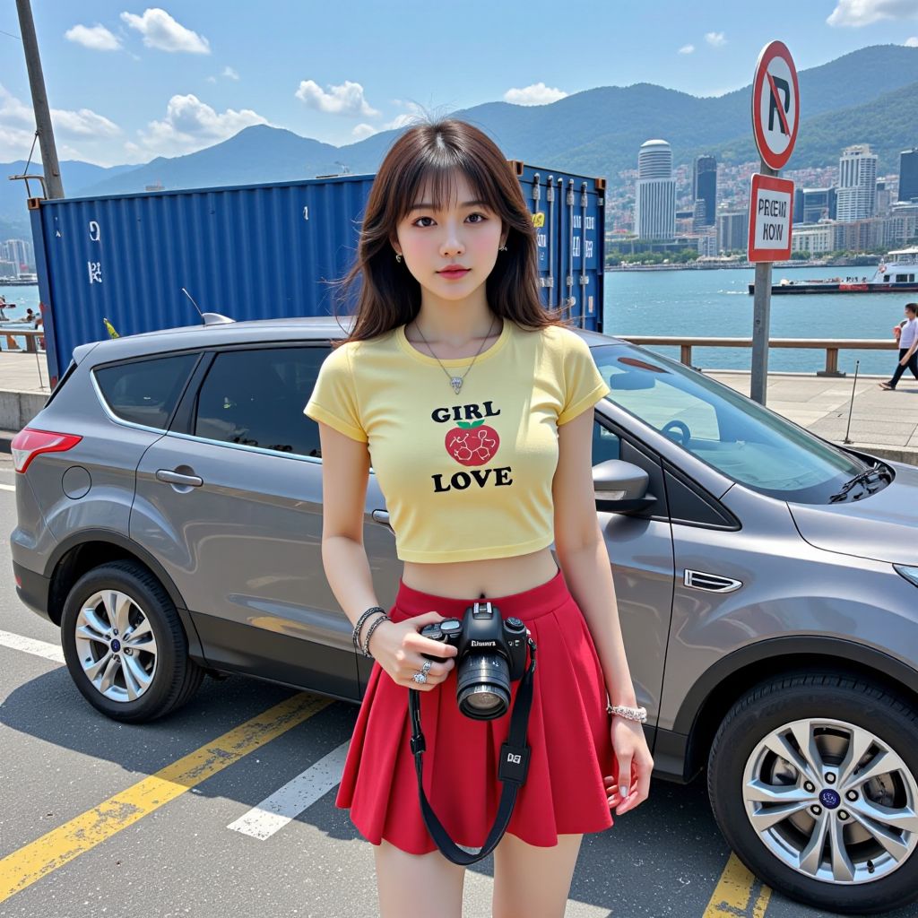 Xiangchi Girl, off the coast of the city