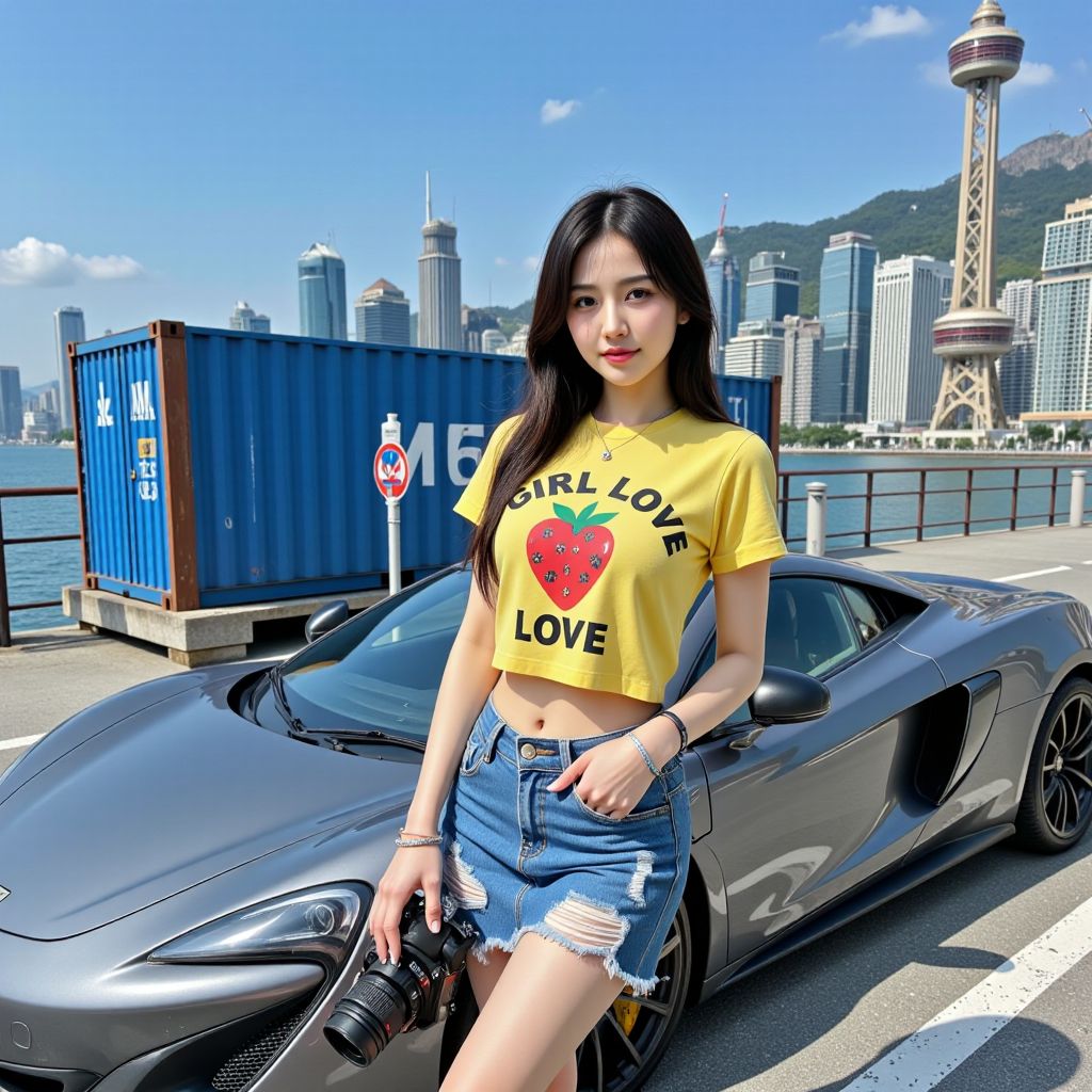 Xiangchi Girl, off the coast of the city