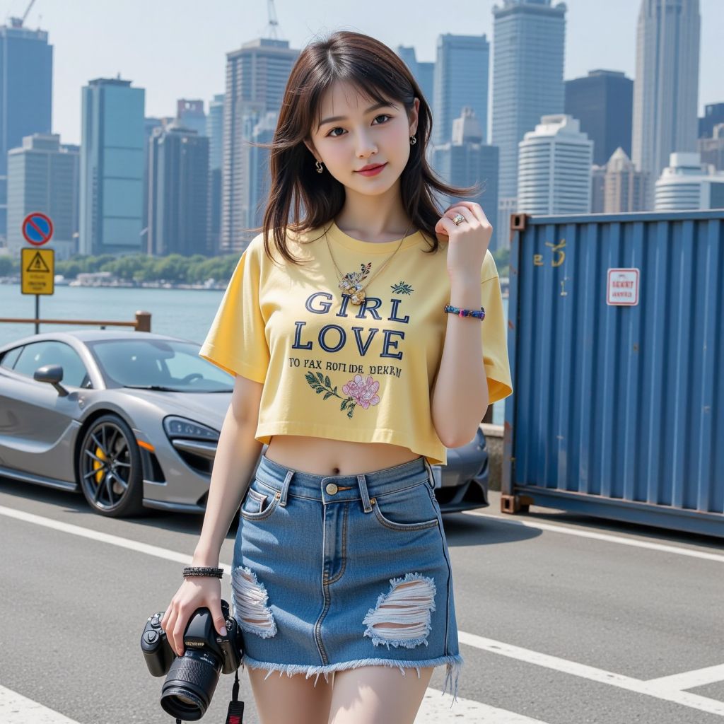 Xiangchi Girl, off the coast of the city