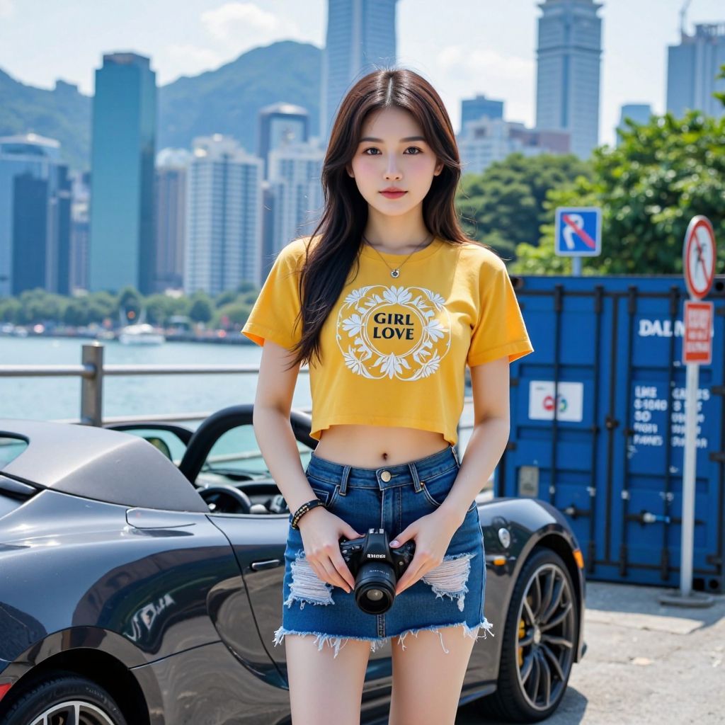 Xiangchi Girl, off the coast of the city