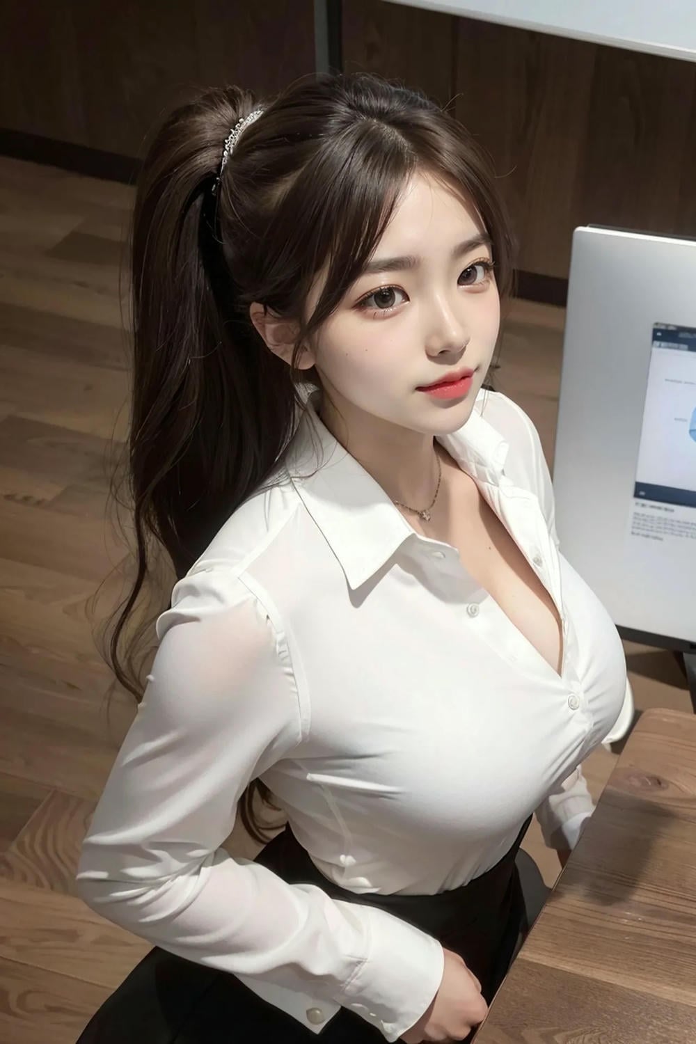 ★Patreon★ AI_KAORI - Attractive Woman in Office Attire - Part 1