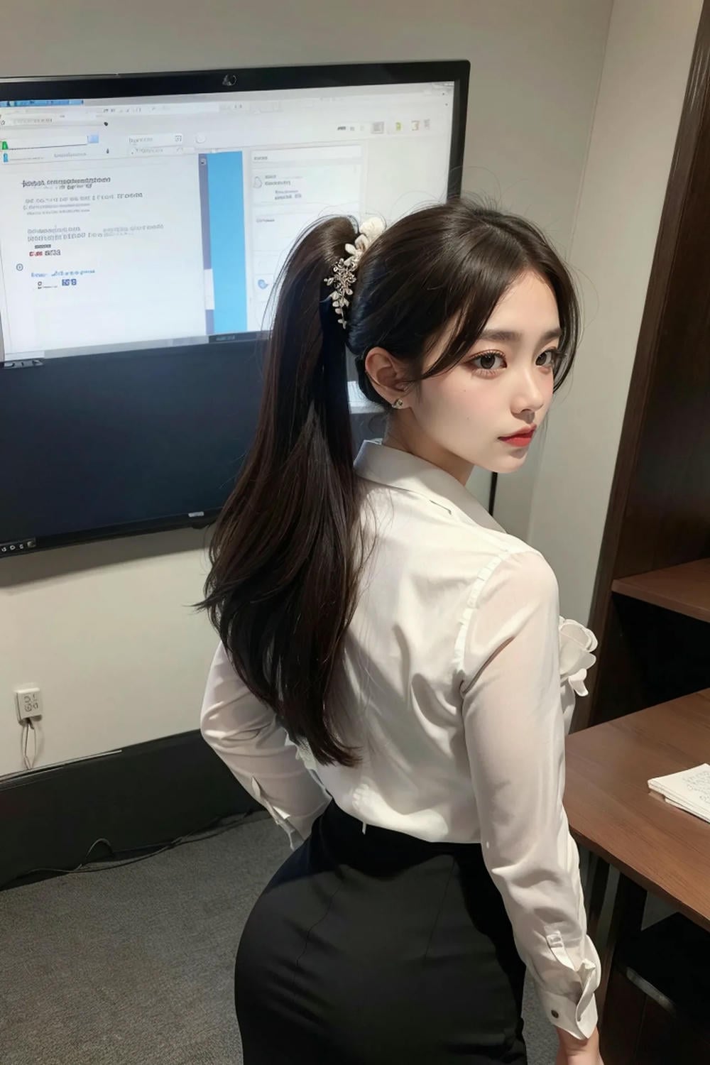 ★Patreon★ AI_KAORI - Attractive Woman in Office Attire - Part 1