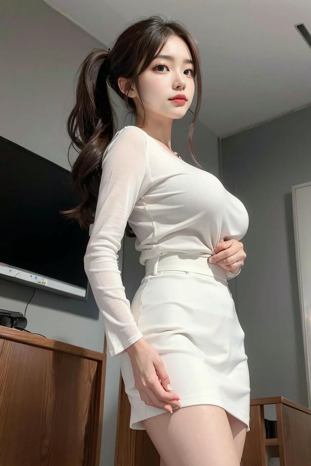 ★Patreon★ AI_KAORI - Attractive Woman in Office Attire - Part 1