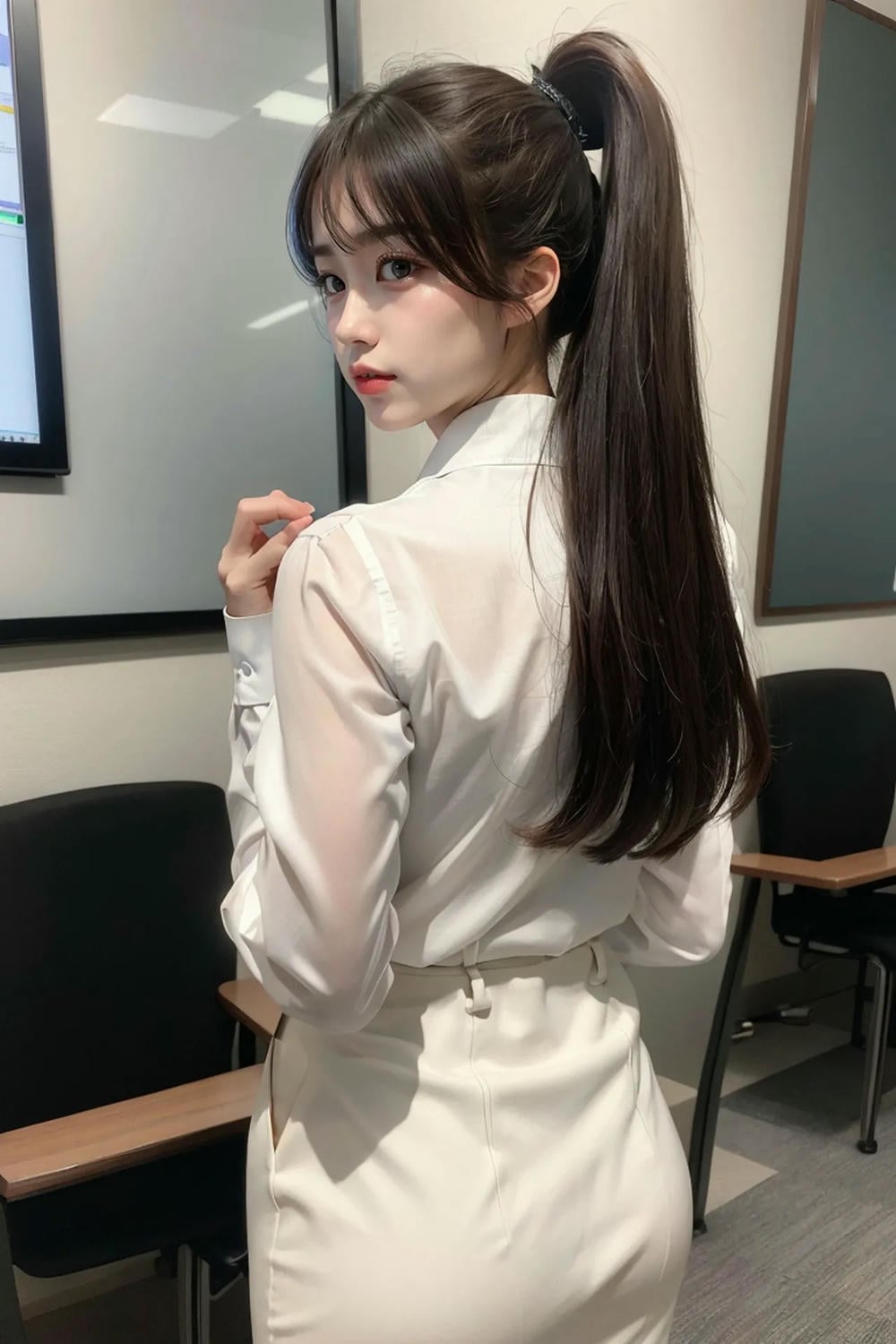 ★Patreon★ AI_KAORI - Attractive Woman in Office Attire - Part 1