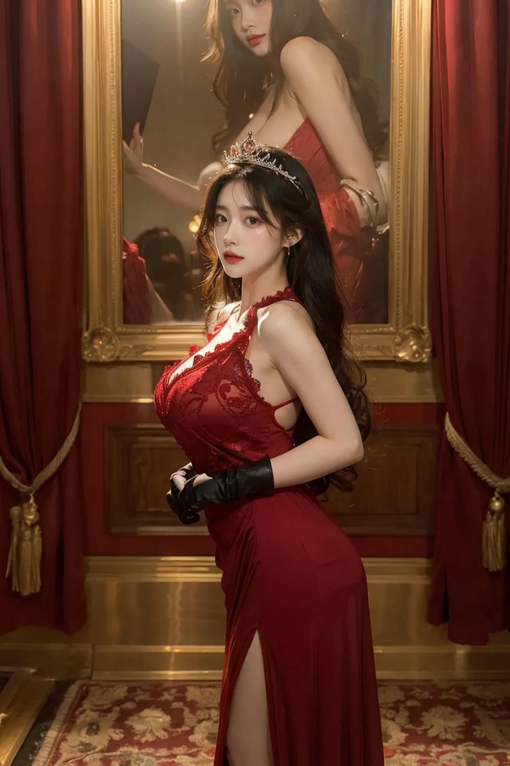 ★Patreon★ AI_Kaori - Beautiful Woman Wearing Tiara, Stylish Portrait - Part 1