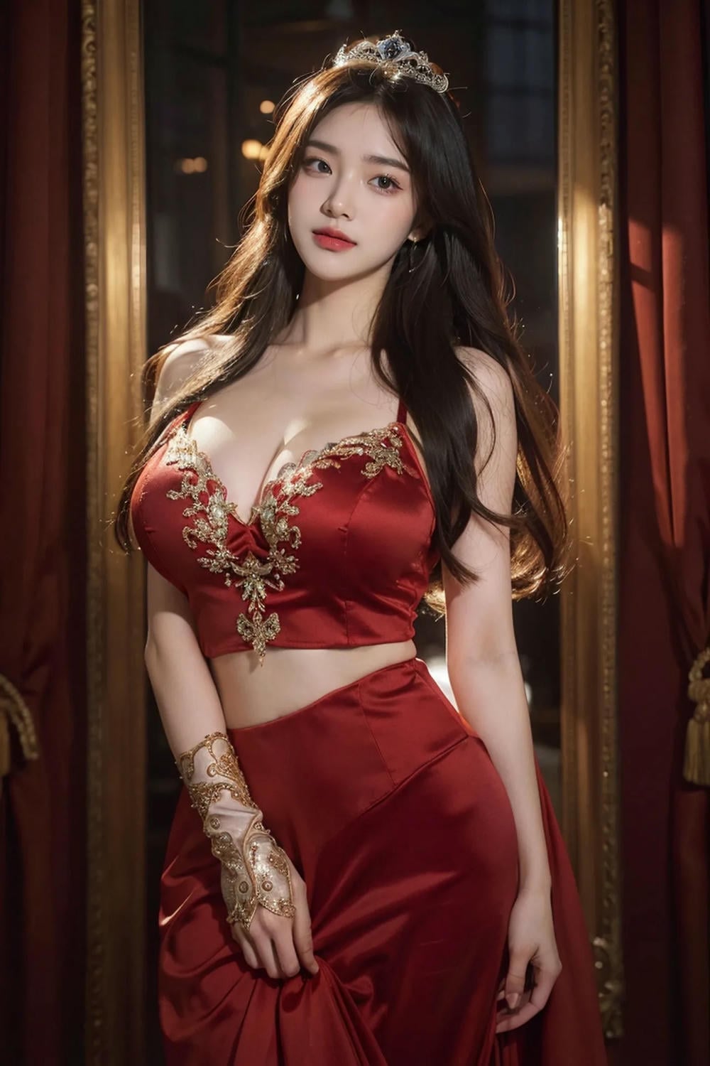 ★Patreon★ AI_Kaori - Beautiful Woman Wearing Tiara, Stylish Portrait - Part 1