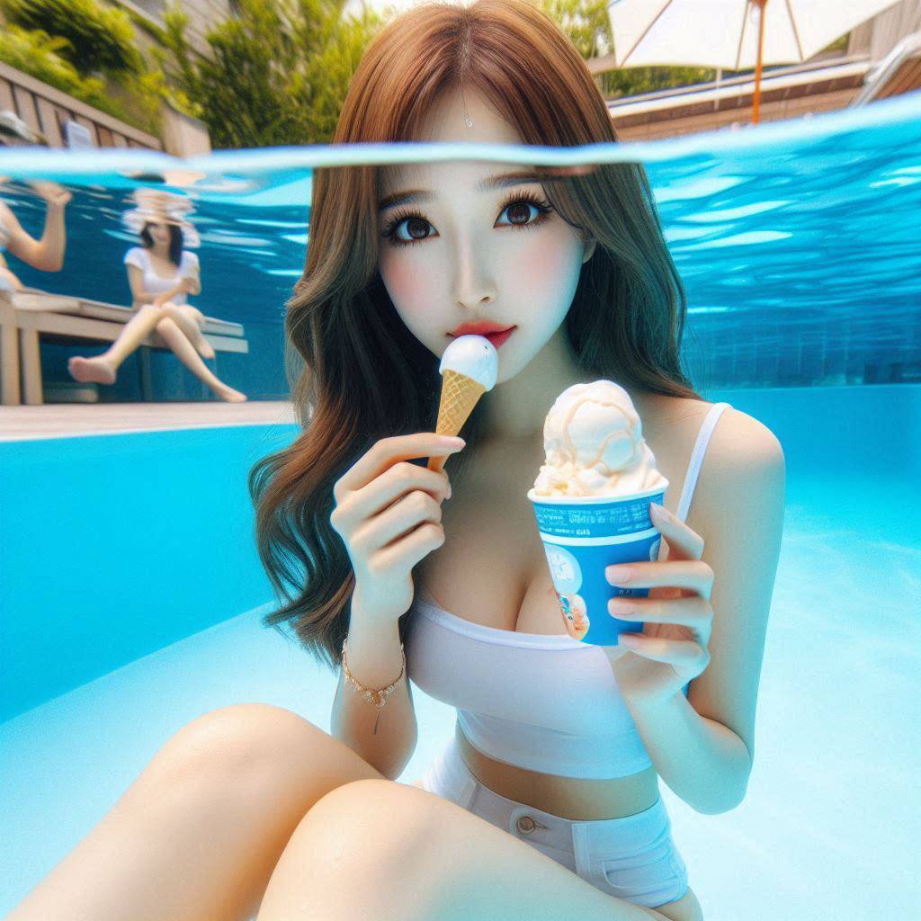 It's too hot to play in the water