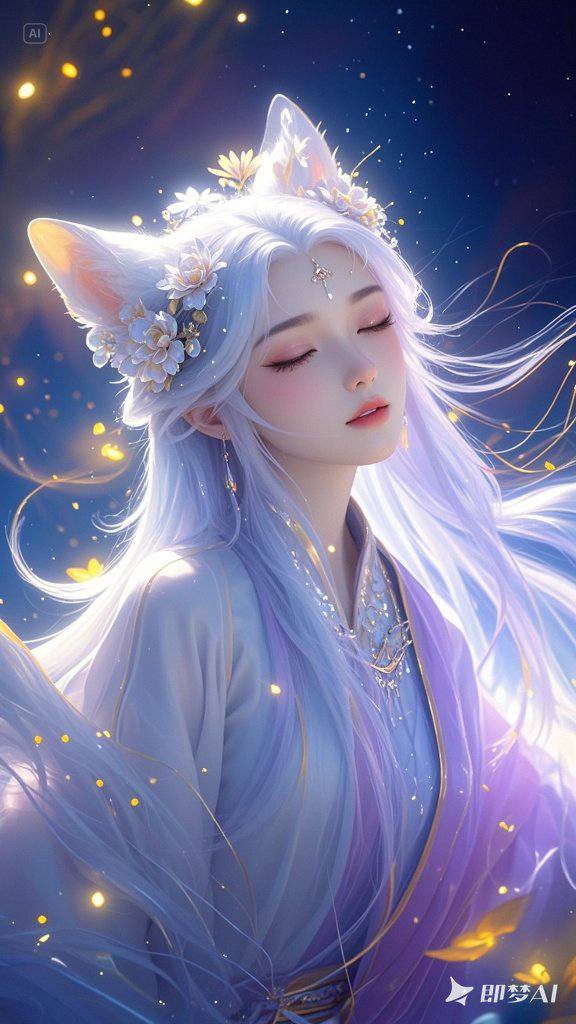 Beautiful fox fairy