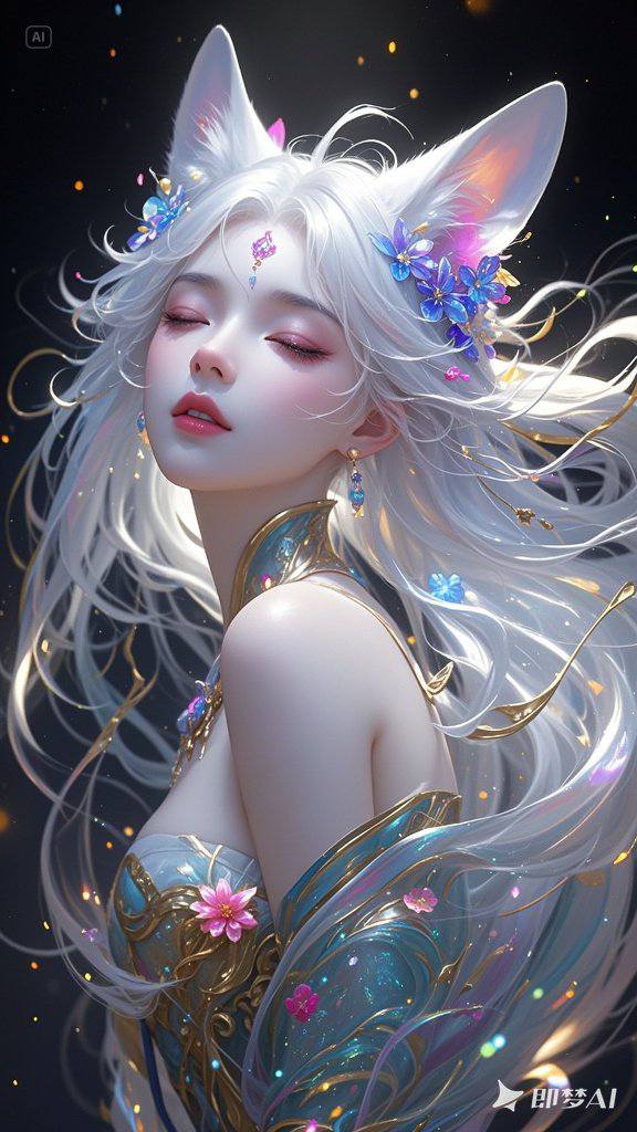 Beautiful fox fairy
